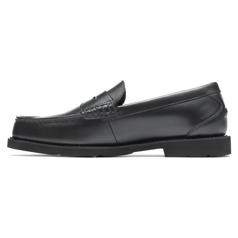 Rockport Singapore Mens Loafers - Shakespeare Circle Black - NW8405716